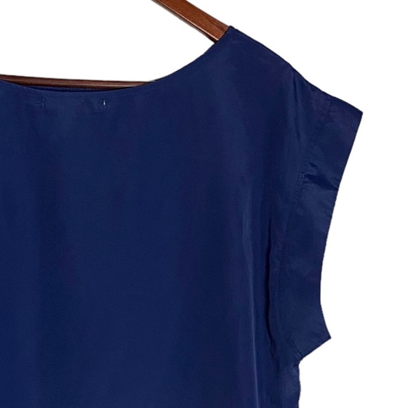 Ya Los Angeles Geometric Graphic Print Boatneck Mini Short Shift Dress Large L - Picture 11 of 15